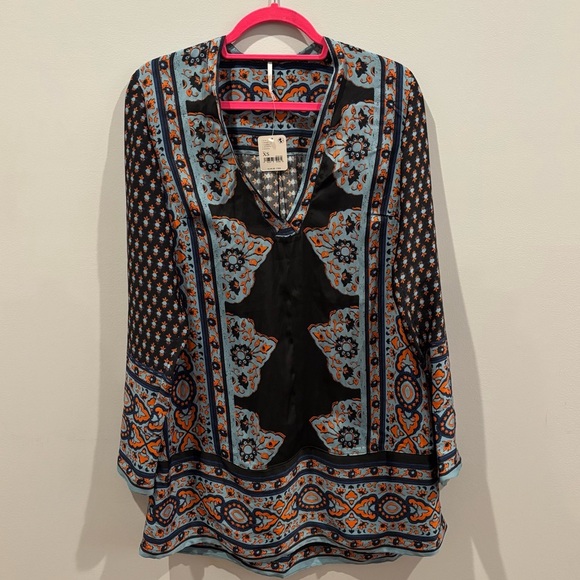 free people movement Dresses & Skirts - Free People Meadow Mod Mini dress Moody Combo colorway